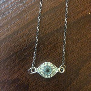 Sparkly evil eye necklace